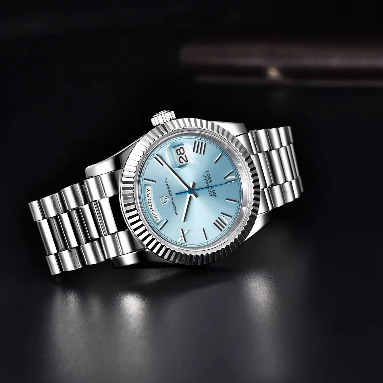 2026 New PAGANI DESIGN Men's Watches Mechanical Top brand Luxury Automatic Watch For Men AR Sapphire glass Calendar Wrist watch
