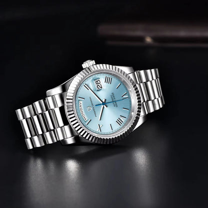 Montre-bracelet automatique de luxe pour homme PAGANI DESIGN 2026, marque de luxe, mouvement mécanique, verre saphir AR, calendrier