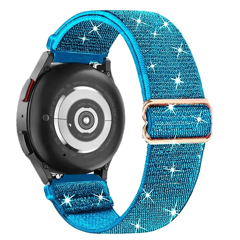 Bracelet brillant Pride pour Samsung Galaxy Watch 6 4-5 Pro-3-4 Classic-Active 2 Bracelet élastique pour Huawei Watch GT 2 GT2 20mm 22mm
