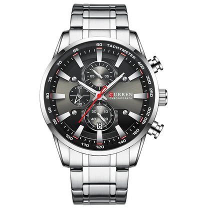Nouvelles montres pour hommes Top Marque de luxe CURREN Montre homme à quartz Sport Étanche Montres-bracelets Chronographe Date Relogio Masculino