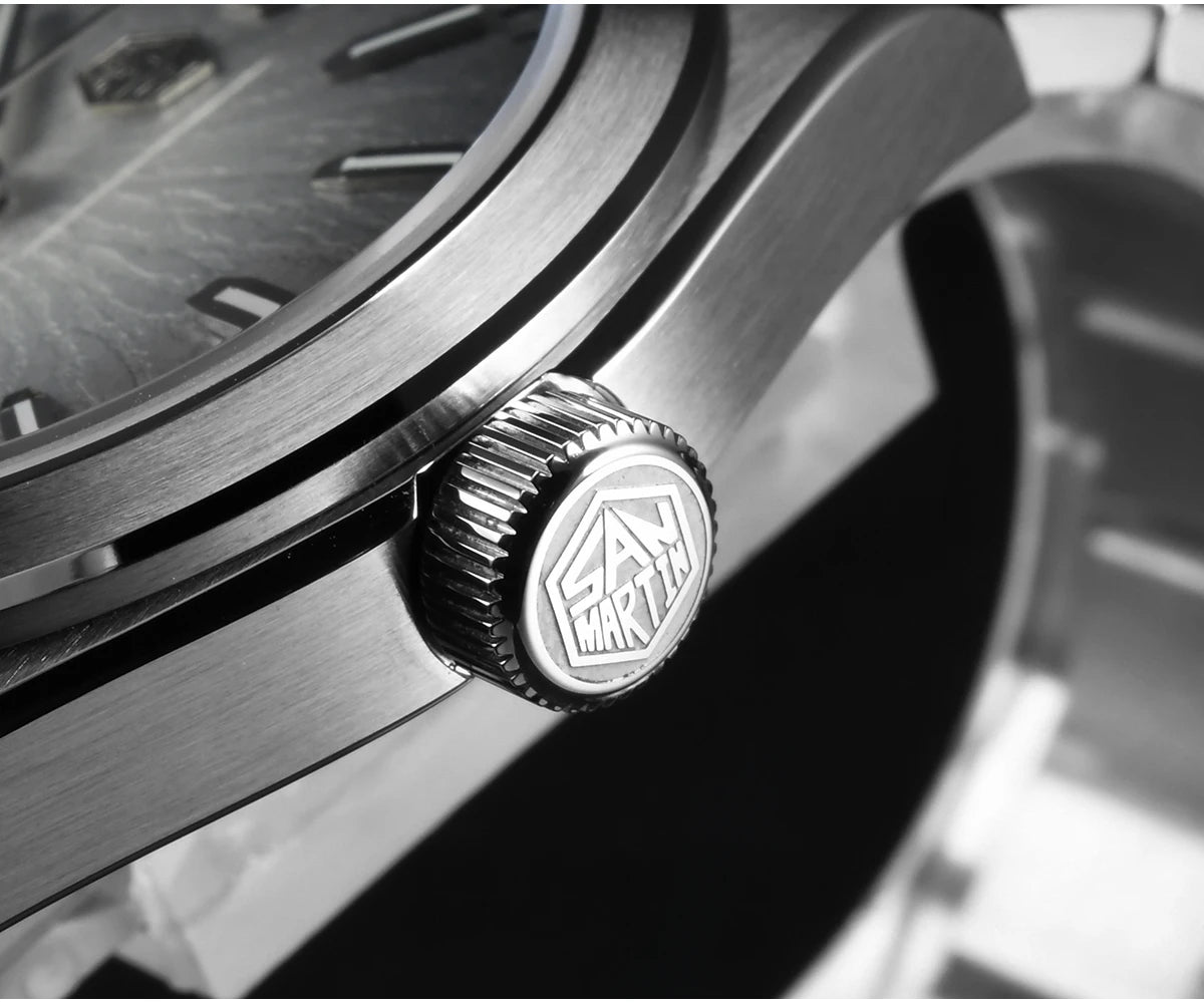 Montre automatique San Martin Men SN0144-GS Cadran JianZhan Montre-bracelet mécanique