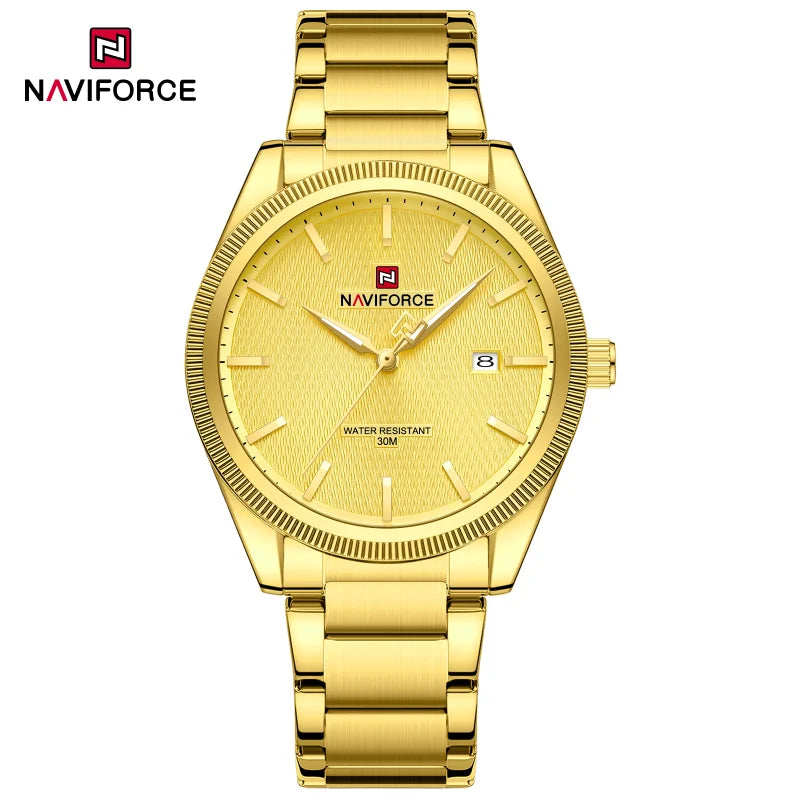 NAVIFORCE NF9276S Zinc Alloy Case Stainless Steel Band Watch