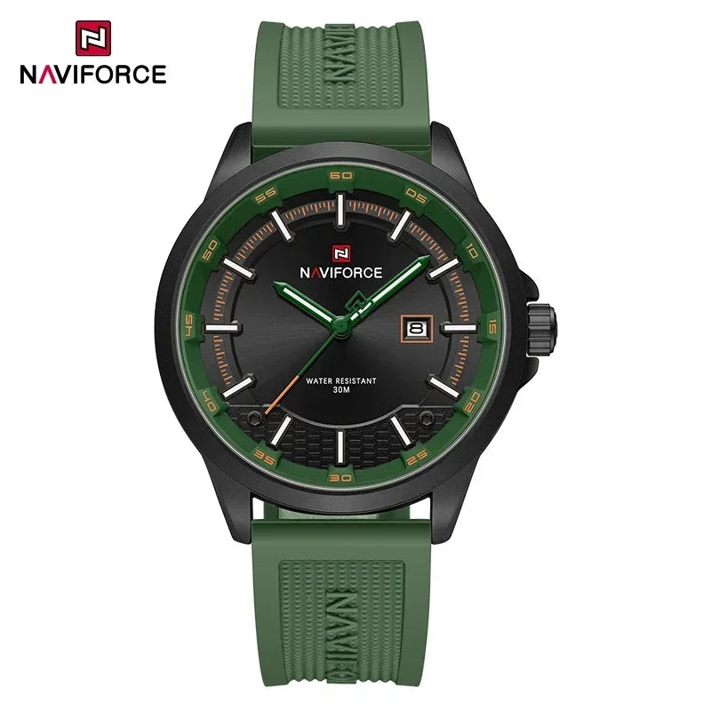 NAVIFORCE NF9248T Business Casual Silicone Strap Watch