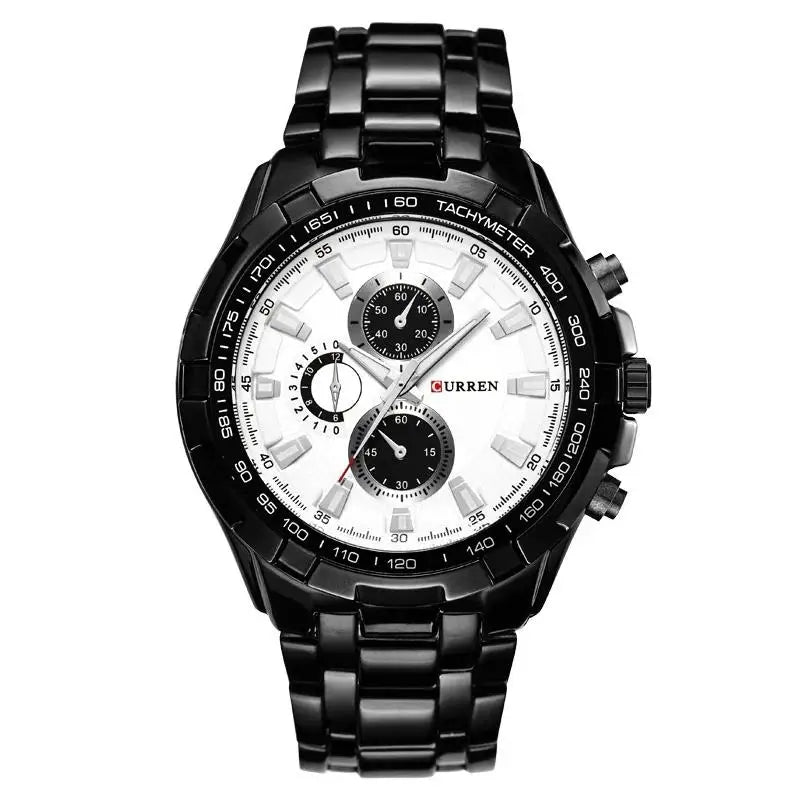 CURREN 8023 Montre à Quartz Homme Étanche Sport Militaire Montres Hommes Affaires Acier Inoxydable Montre-bracelet Horloge Masculine reloj hombre
