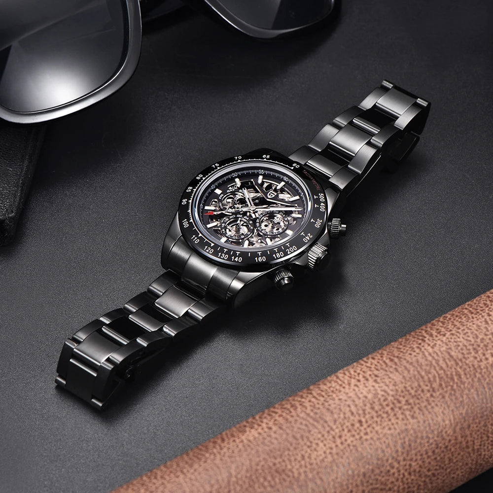 PAGANI DESIGN 2026 Nouvelle Montre Mécanique Automatique pour Homme en Acier Inoxydable Étanche 100m Montre de Luxe Décontractée pour Homme Reloj Hombre