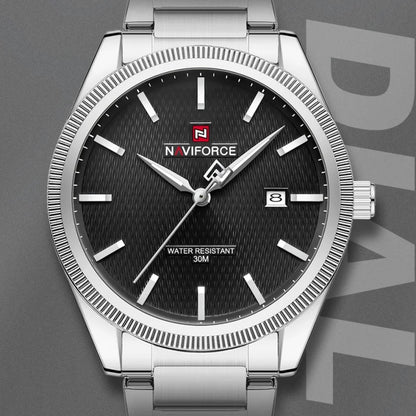 NAVIFORCE NF9276S Zinc Alloy Case Stainless Steel Band Watch