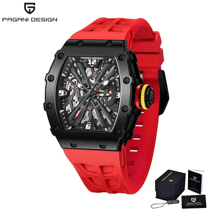 ChronoState Silver Phantom VH65 Skeleton Quartz Watch for Men
