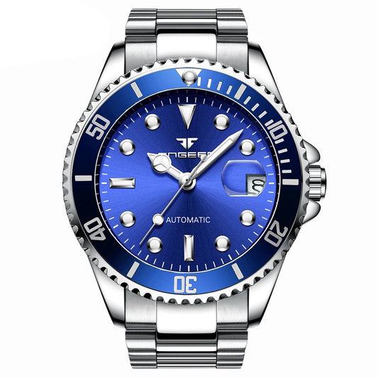 BINBOND Luxury mechanical wristwatches for men luminous waterproof automatic tourbillon men's watch business skeleton reloj