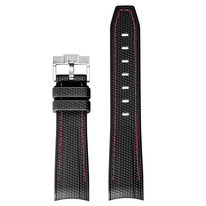 Bracelet de plongée 20mm pour Omega X Swatch Joint MoonSwatch Hommes Femmes Embout incurvé Arc Bracelet en caoutchouc TPU pour Outils de bracelet de montre Rolex