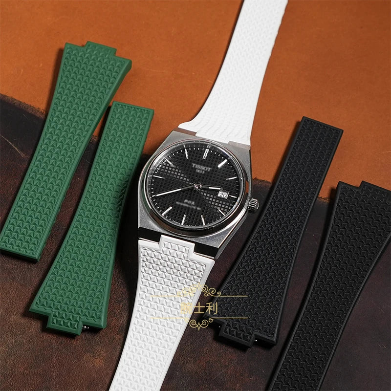 CTS Fluororubber Strap for Tissot PRX Series 35mm 40mm