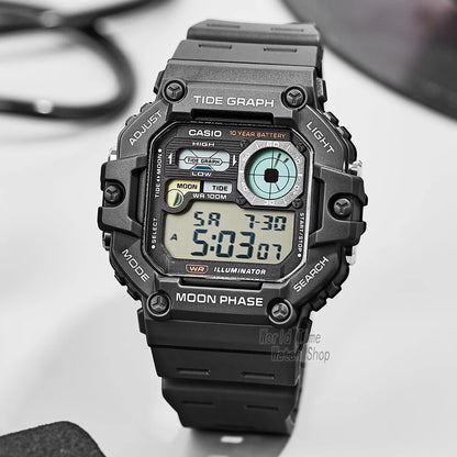 Montre Homme Casio Mode Sport Outdoor Montre-bracelet Style de Vie Actif Design Décontracté Série WS-1700H