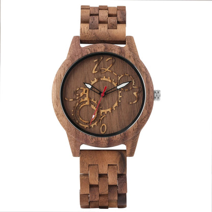 Montre de luxe Bob Bird à engrenage, chiffres arabes, cadran en bois multicouche, bracelet à boucle déployante, montres élégantes pour hommes
