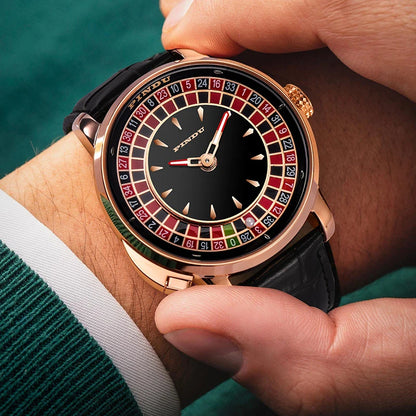 PINDU NH35A Roulette Table Montre mécanique étanche à saphir avec sphère en céramique