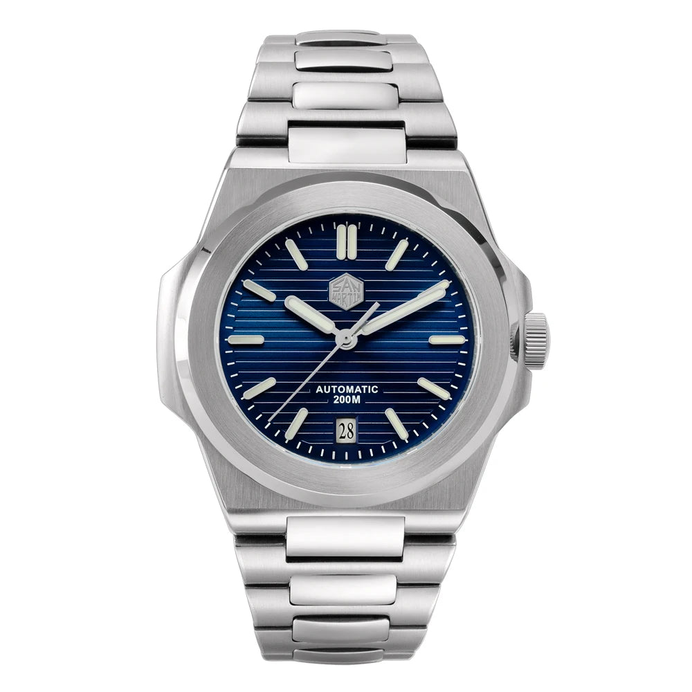 San Martin SN0076-G V2 Sunray Dial Automatic Mechanical Watch