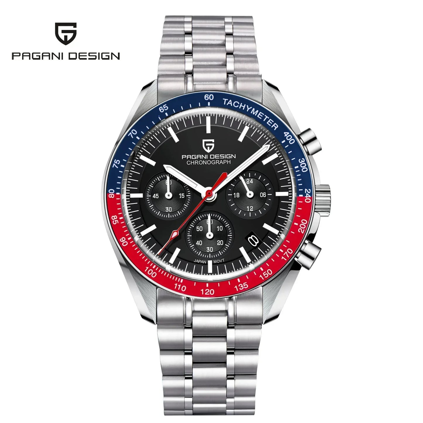 PAGANI DESIGN 2026 Nouvelles Montres Homme Montre de Luxe à Quartz Pour Homme Chronographe Rapide à Date Automatique Bracelet Saphir AR