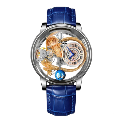 ChronoState Solar Orbit Luxury Astronomical Quartz Watch for Men