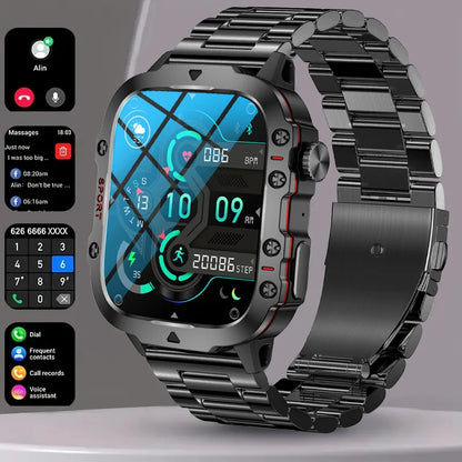 2026 Nouvelle montre connectée NFC pour femmes, 1,96 pouces, avec tension artérielle, fréquence cardiaque, appel Bluetooth, santé féminine, pour Android IOS