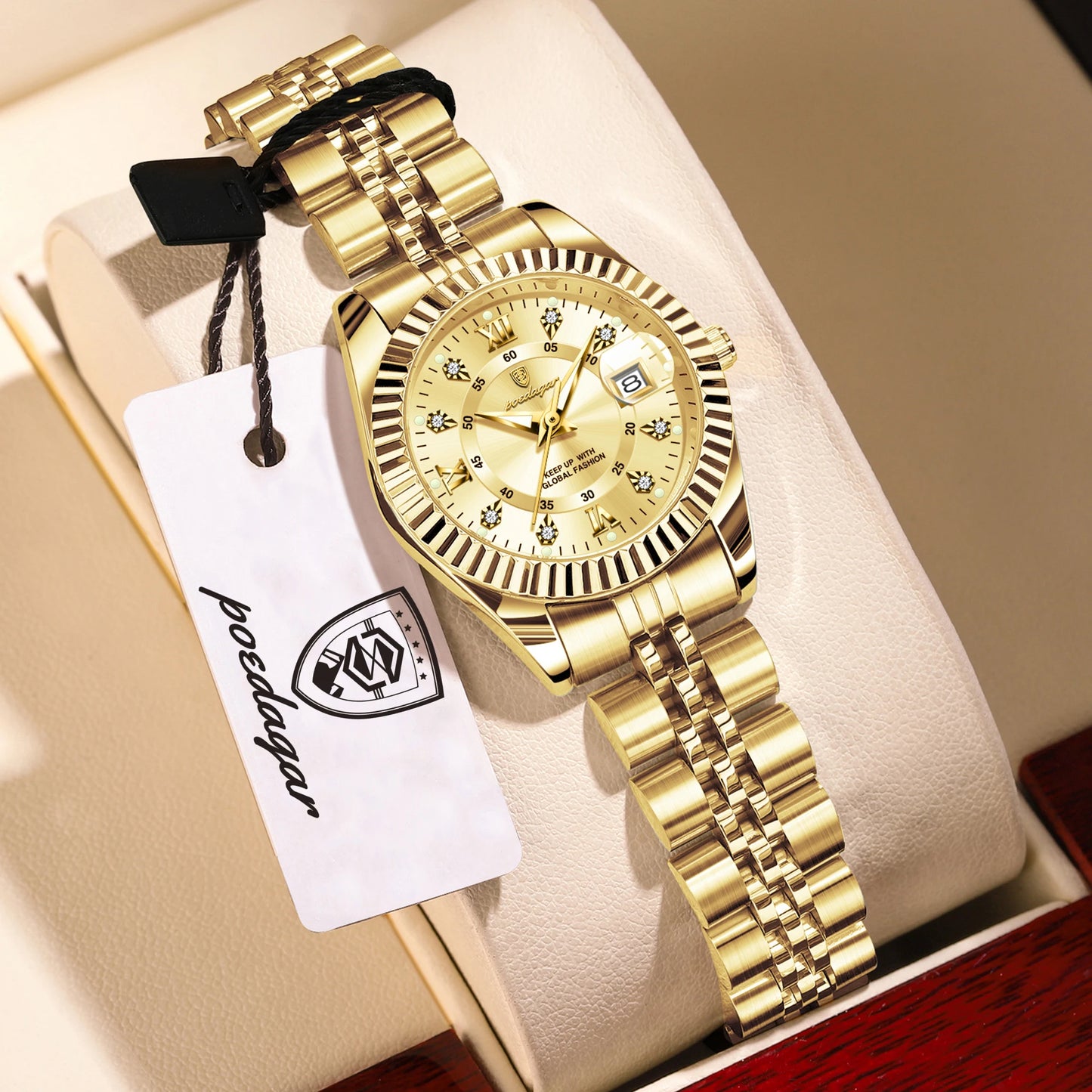 ChronoState Celeste Grace Elegant Quartz Watch for Women