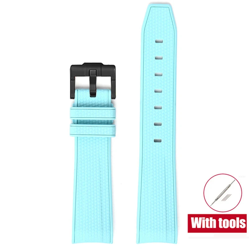 Bracelet de montre en caoutchouc pour Swatch X Omega Joint MoonSwatch étanche Sport 20mm Bracelet de montre en silicone incurvé pour hommes et femmes