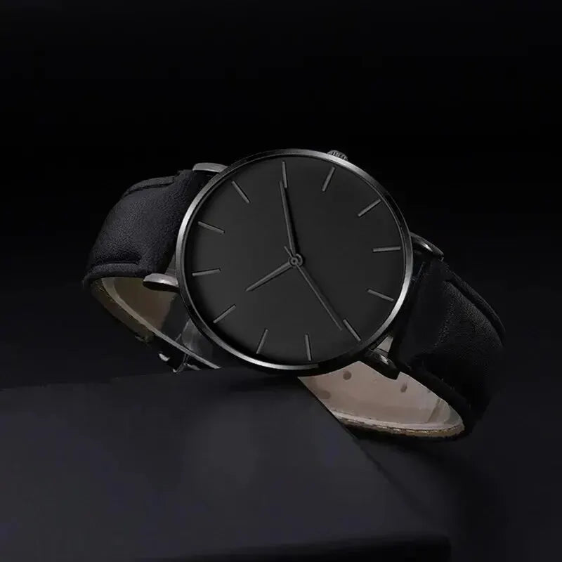 Set de 5 montres de sport pour hommes, montres-bracelets à quartz d'affaires, bracelet en cuir de luxe, montres décontractées pour hommes
