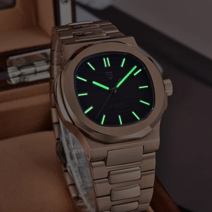 2026 Nouvelle montre mécanique de luxe PAGANI DESIGN pour homme Montre automatique étanche en acier inoxydable avec verre saphir pour homme, cadeau