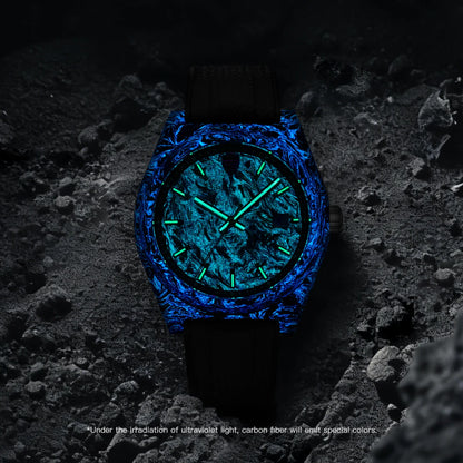 Carbon Fibre Luminous 40mm Automatic Watch Luxury 100m Waterproof Diver Watches automatic Men Watch Japan Miyota 8215 Movement