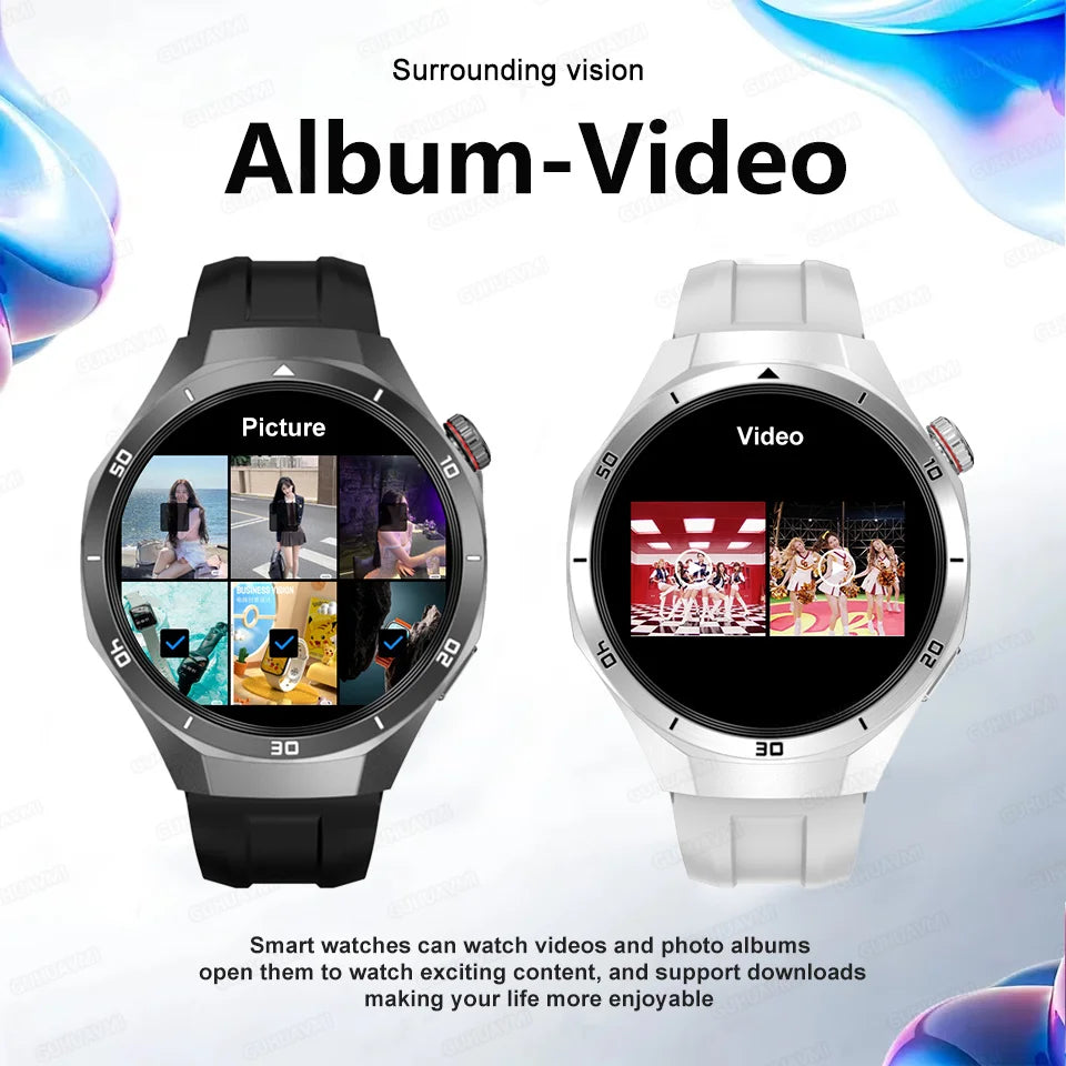 2026 New Watch 5 Pro GPS Map Navigation Smartwatch 32G memory Video Music Play NFC Call Titanium alloy Waterproof Smartwatch Men