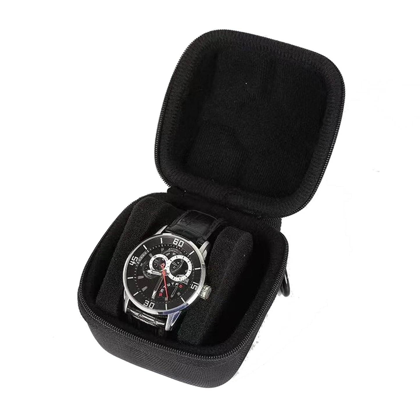 Organisateur de boîte de montres pour hommes ou femmes, étui de voyage portable pour montres, présentoir de montres pour montres-bracelets et montres connectées