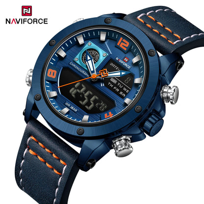 NAVIFORCE NF9236 Dual Display Military Chronograph Watch