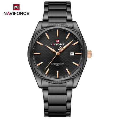 NAVIFORCE NF9276S Zinc Alloy Case Stainless Steel Band Watch