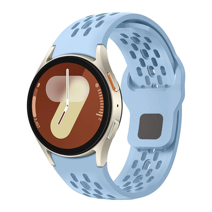for Samsung Galaxy Watch 7 Strap 4/5/6/FE/classic/Pro 44mm 40mm wrist belt Silicone Sport correa Bracelet Galaxy Watch 7 Band
