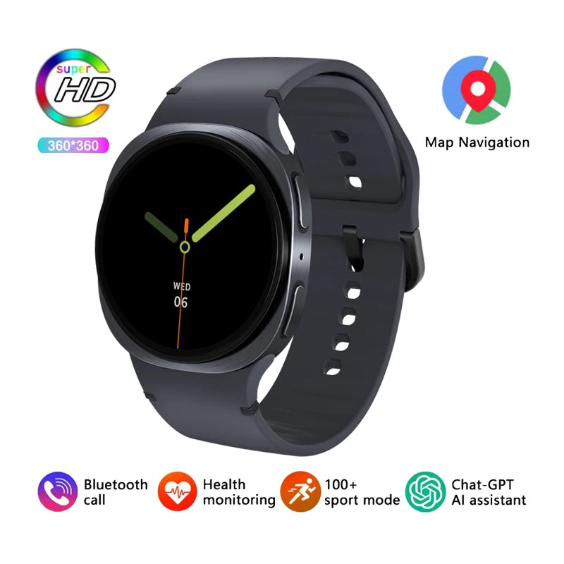 Smart Watch GPS Track Smart Watches For Men Women Sport Heart Rate Bluetooth Call NFC IP68 Waterproof Compass Smartwatch 8 Mini