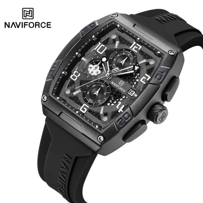 NAVIFORCE NF8052 Multi-Function Calendar Large Dial Watch