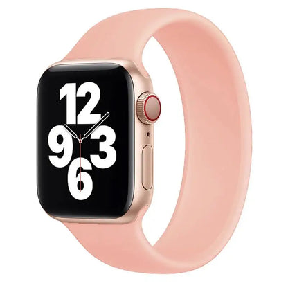 Solo Loop silicone for apple Watch Bands 40mm 44mm 45 41 49mm 42mm 46mm 38 bracelet iwatch series 11 10 9 8 7 6 se3 ultra2 strap