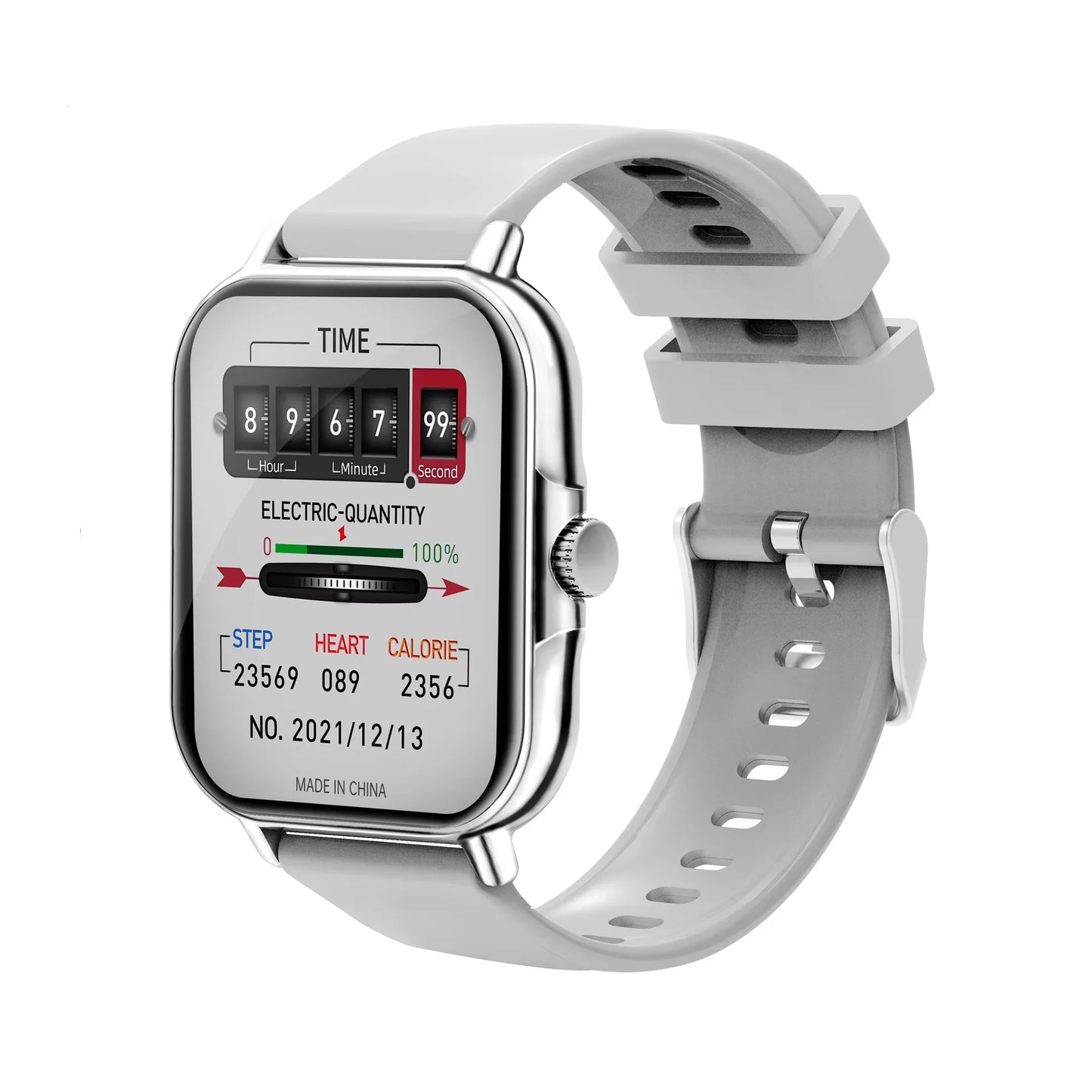LAXASFIT 2026 Nouvelle Montre Connectée Appel Bluetooth Lecture Musique Surveillance Fréquence Cardiaque & Pression Artérielle Cadeau de Noël Unisexe