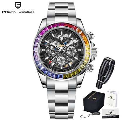 PAGANI DESIGN 2026 Nouvelle Montre Mécanique Automatique pour Homme en Acier Inoxydable Étanche 100m Montre de Luxe Décontractée pour Homme Reloj Hombre