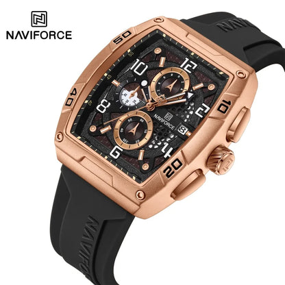 NAVIFORCE NF8052 Multi-Function Calendar Large Dial Watch
