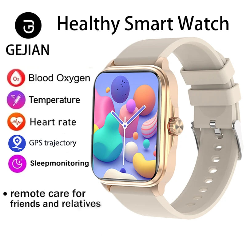 2026 Health Smart Watch Heart Rate Blood Oxygen Blood Pressure Monitoring Bluetooth Call IP67 GPS Track Tracking Smartwatches