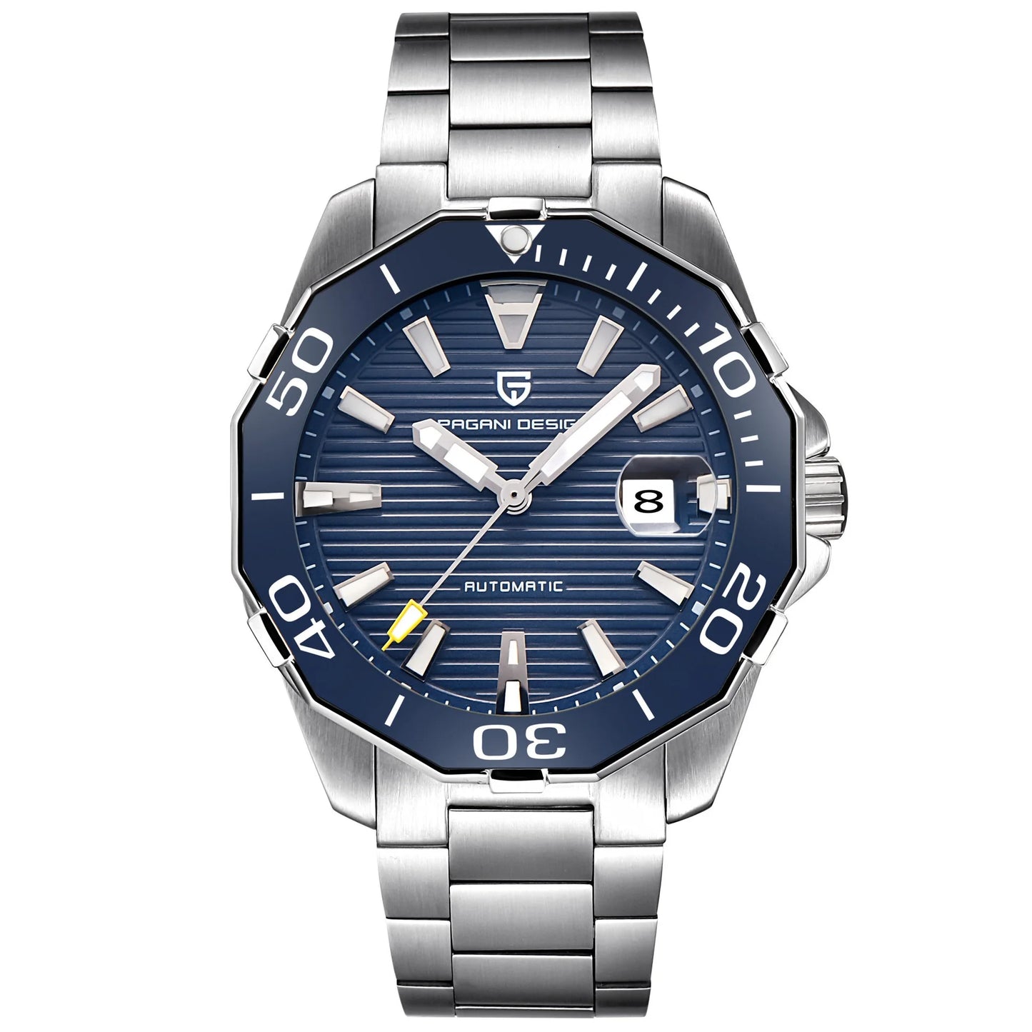 Nouveau en 2025 : Montre mécanique de sport militaire PAGANI DESIGN 1617 pour homme, étanche, en acier inoxydable, montre de luxe pour homme de grande marque