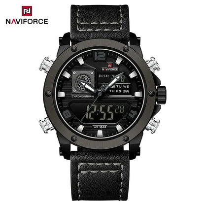 NAVIFORCE NF9236 Dual Display Military Chronograph Watch