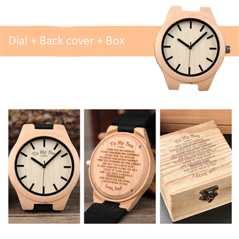 Custom Engraved Logo Fee for Bamboo Wood Watches & Boxes
