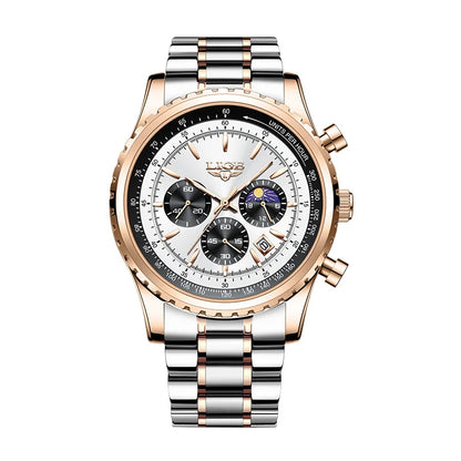 2025 LIGE Top Brand Luxury New Men Watch Quartz Man Watches Waterproof Luminous Watch for Men Date Chronograph Sport Wristwatch
