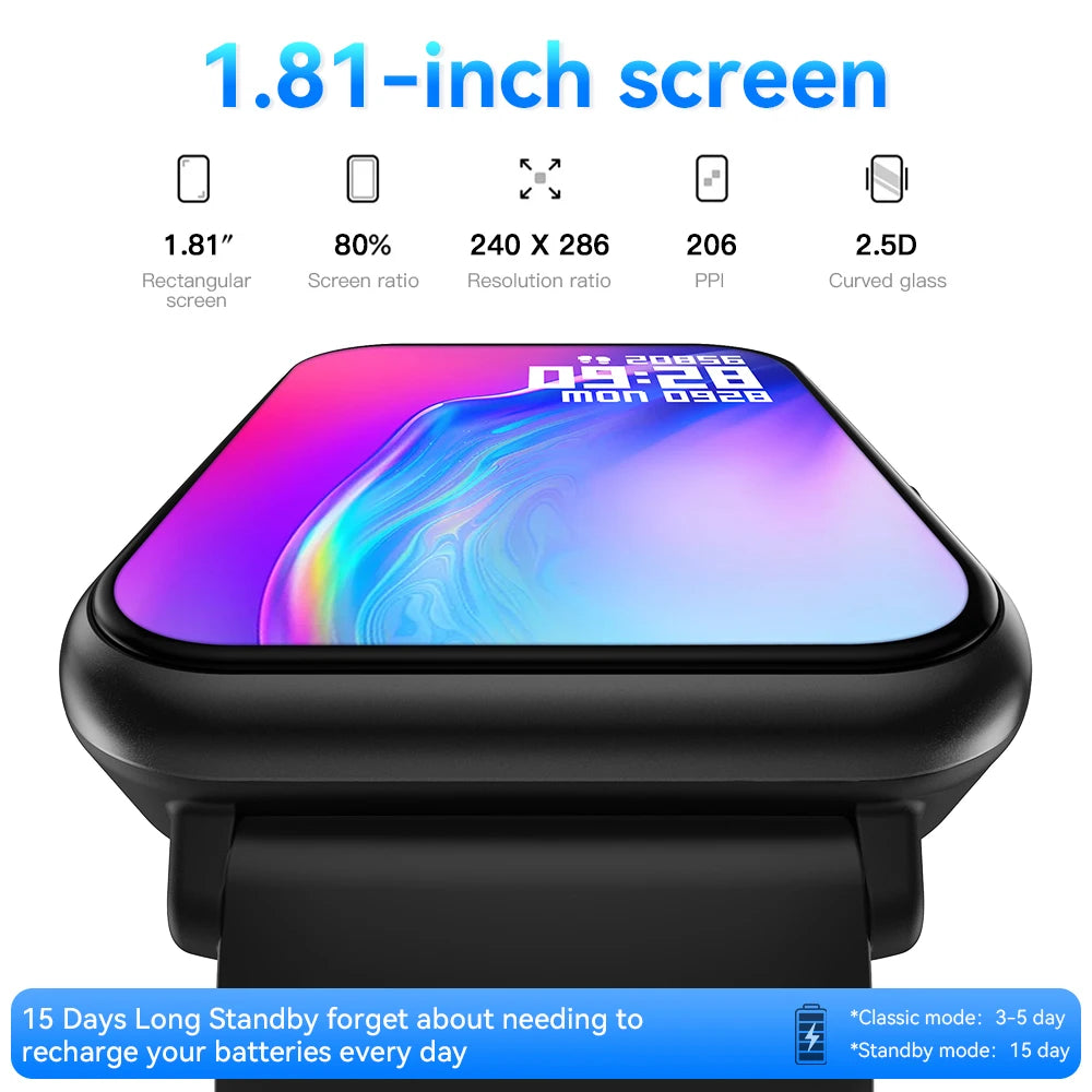 LIGE Montre intelligente GPS Suivi d'activité Appel Bluetooth Moniteur de santé 24h Sport Fitness Étanche Vente flash Bracelet femme