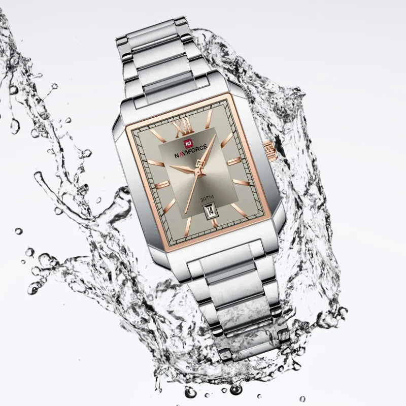 Montre NAVIFORCE NF9251 décontractée, mode, lumineuse, étanche, cadeau d'anniversaire