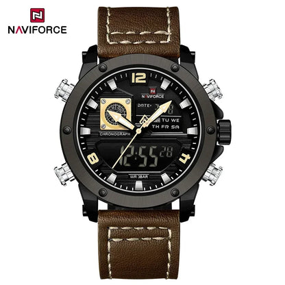 NAVIFORCE NF9236 Dual Display Military Chronograph Watch
