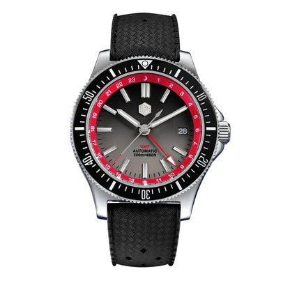 San Martin SN0119-G GMT Automatic Mechanical Watch Bracelet
