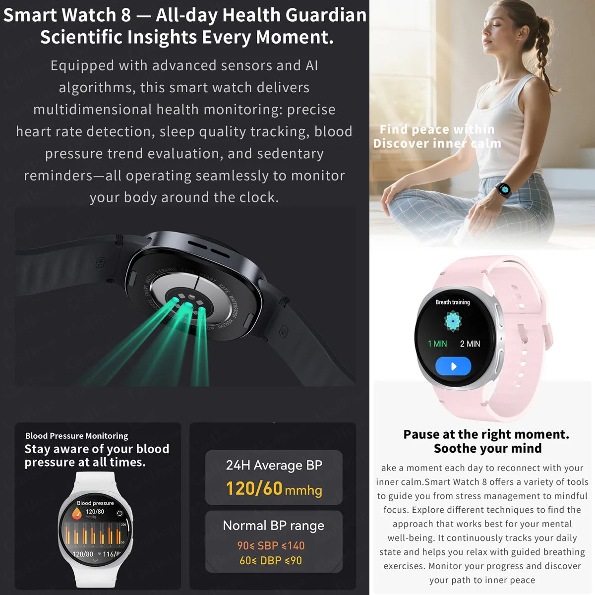 Montre connectée intelligente GPS 2026 nouvelle montre 8 Mini pour hommes femmes santé sport AMOLED fréquence cardiaque appel Bluetooth étanche