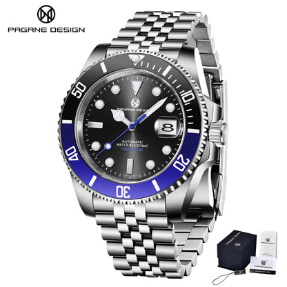 Montre de sport automatique ChronoState Velocity Prime en acier inoxydable pour homme