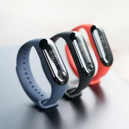 2PCS Watch Strap For Xiaomi Mi Band 7 6 5 4 3 Wristband Silicone Bracelet Wrist Straps MiBand 3/4 band6 Smartwatch Accessories