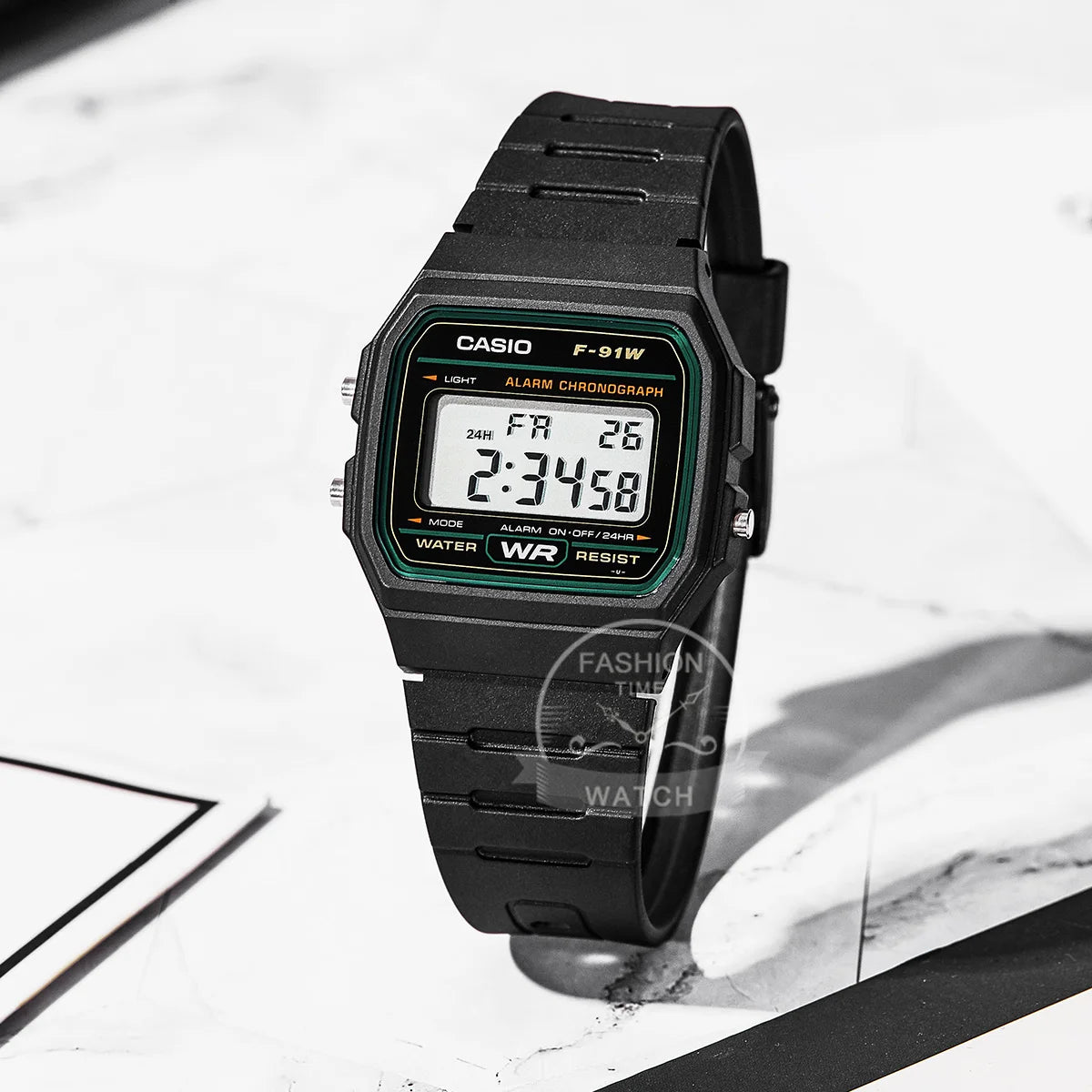 Montre Casio homme, ensemble de luxe, militaire, LED, montre numérique, sport, étanche, montres neutres